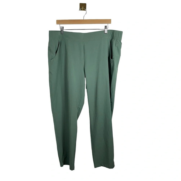 Eddie Bauer Women’s Traveler Ankle Pants in Green Size XL - Picture 3 of 12